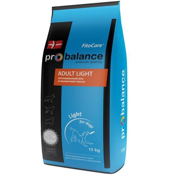 Probalance food (Probalance) للكلاب التعبئة الزرقاء